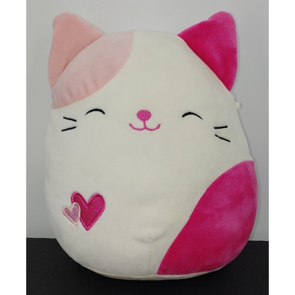 Squishmallow Roxy The Cat 9" Plush Be Happy Kellytoy Stuffed Animal Pink Heart